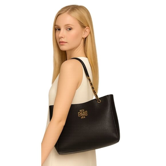 Tory Burch Handbags - Tory Burch Leather Britten Slouch Bag Shoulder Tote Handbag WOMEN'S WOMAN'S